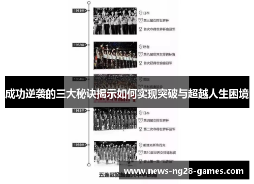 成功逆袭的三大秘诀揭示如何实现突破与超越人生困境